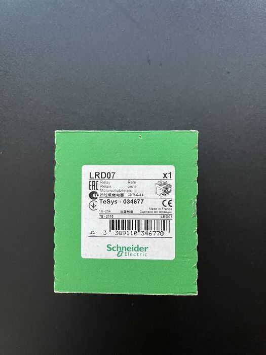 Schneider Electric LRD07 – Relé térmico 1,6–2,5A