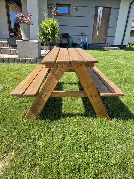 Ławka dla dzieci ogrodowa stolik