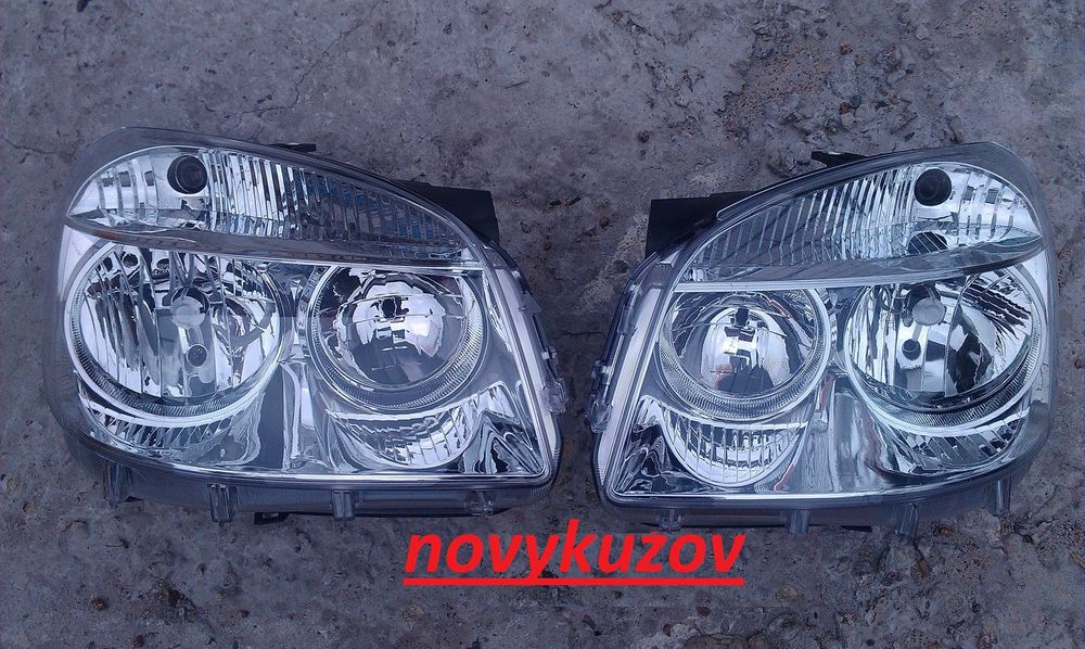 Ресничка накладка под фару Fiat Doblo Фіат Добло 05-08