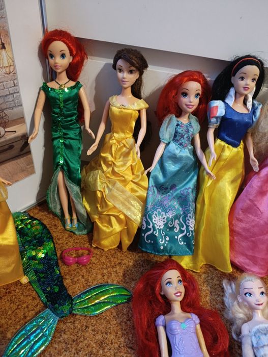 Zestaw lalek Barbie księżniczki Disney