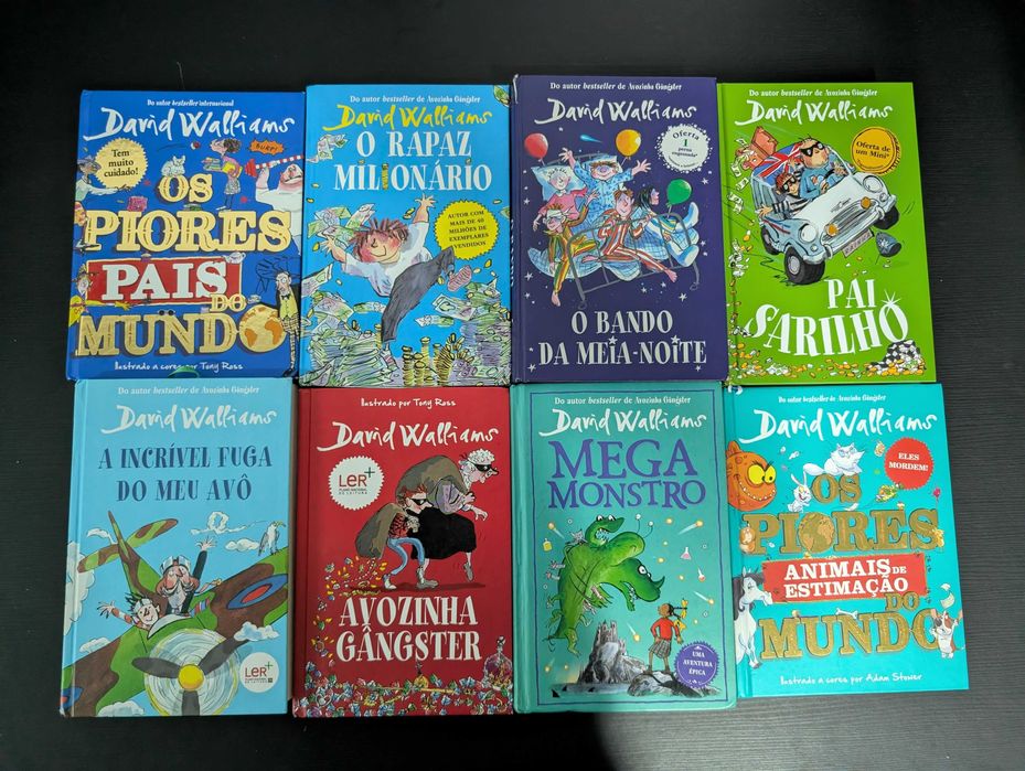 Vendo coleção de livros David Walliams