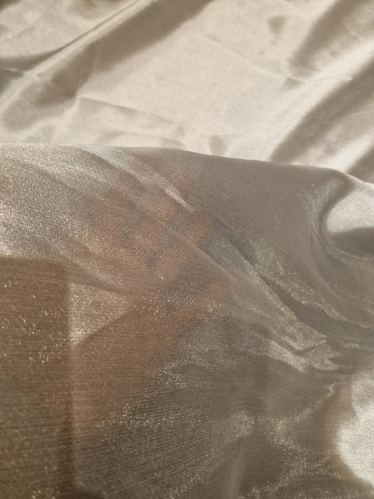 Gray Satin Wave Curtain64752109032963122