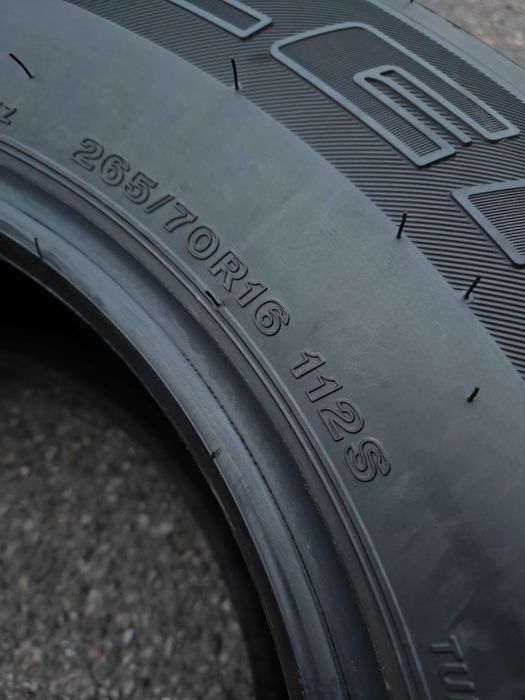 Нові шини R16 265/70 112S літо всесезонка Bridgestone Dueler 25РІК