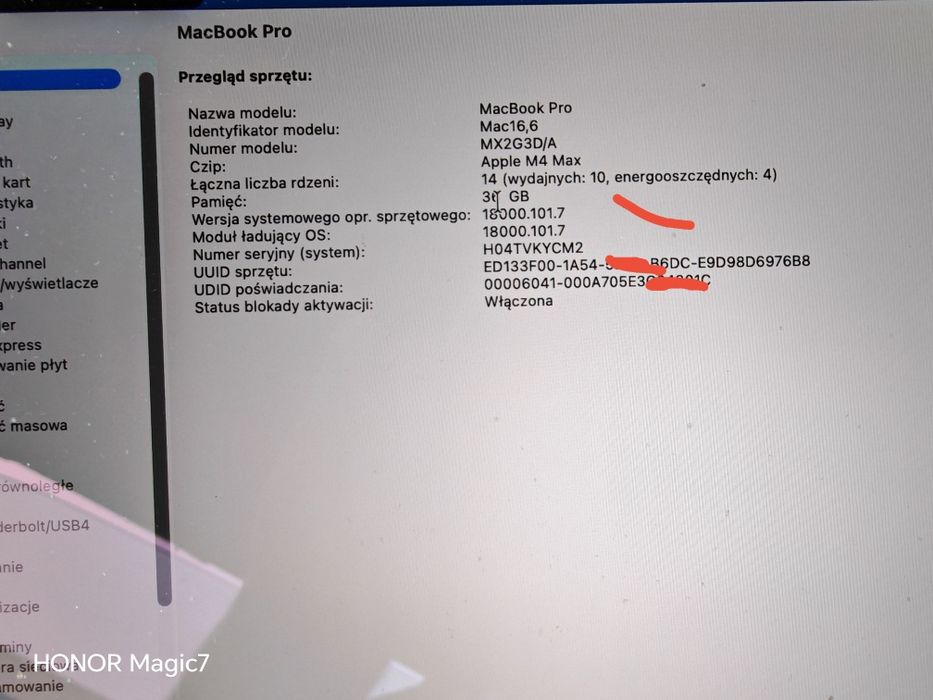 MacBook Pro M4 Max 36 GB ram/ 1000GB