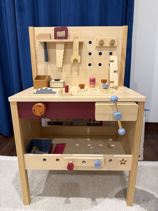 Drewniany warsztat dla dzieci/ Stół z narzędziami Kids Concept