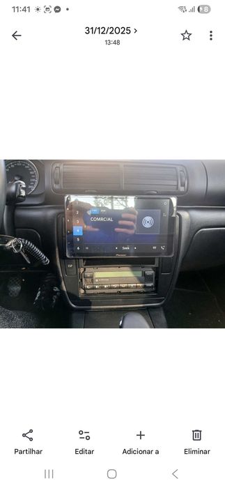 Autorrádio Pioneer SPH-EVO93DAB - Topo de Gama Como novo está preparado para  aplicar em viaturas como 1 dim e como 2 dim.