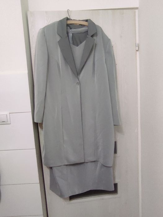 Komplet - Sukienka z marynarką, rozmiar 50 - 5XL