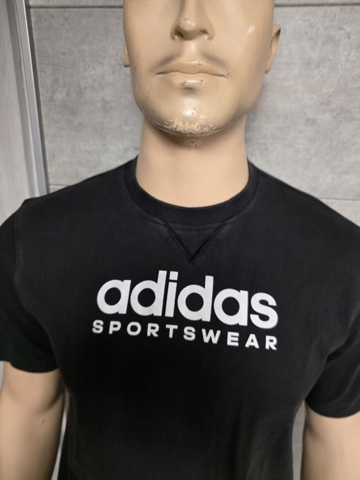 Koszulka męska T-shirt Adidas Sportswear czarna rozmiar M