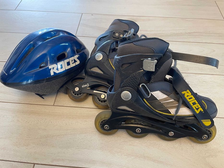 Дитячі роликові ковзани Roces + захисний шолом Roces