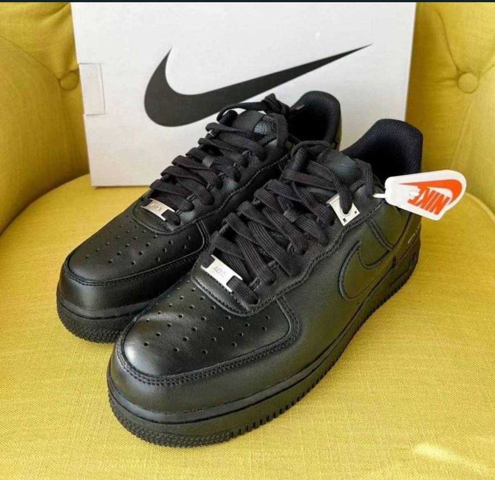 Кросівки Nike Air Force 1 low Alyx Black / чорні елікс найк форси