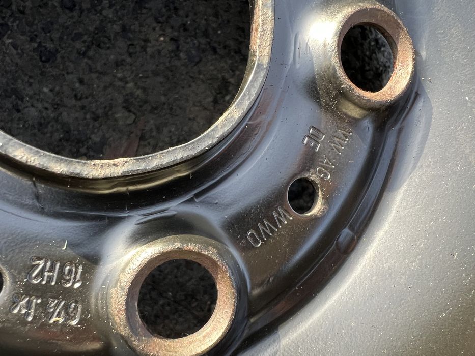 Pokedyńcza felga stalowa 16” VW/SEAT/SKODA (5x112 ET46)
