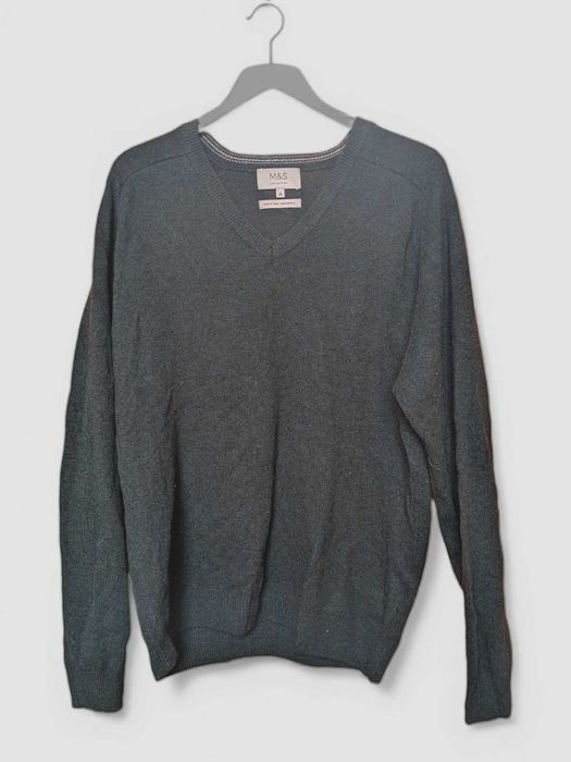 Marks & Spencer M&S sweter wełniany 100% lambswool rozm. M