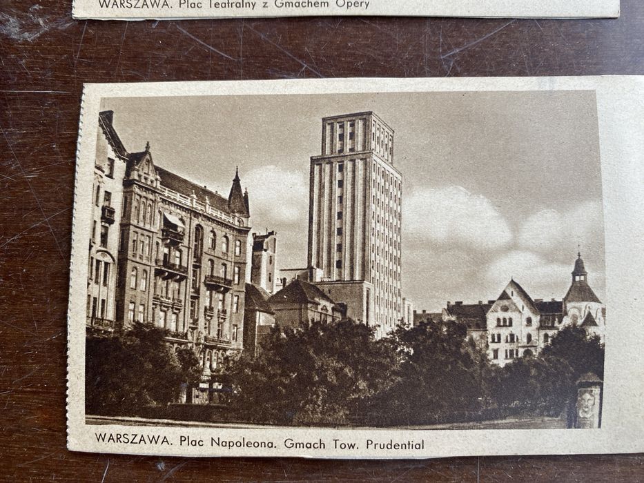 4 stare pocztówki  Warszawa