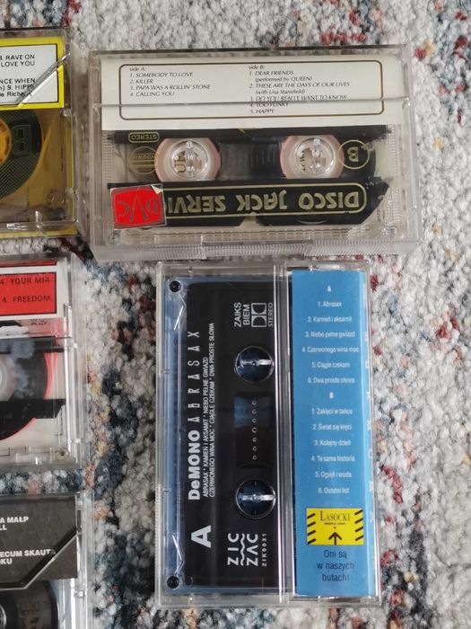 Kasety De Mono Coctail George Michael Simply Red 4 szt