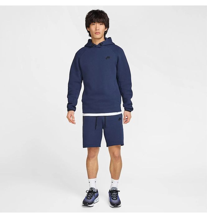 Шорты мужские Nike Tech Fleece Blue оригінал FB8171-451