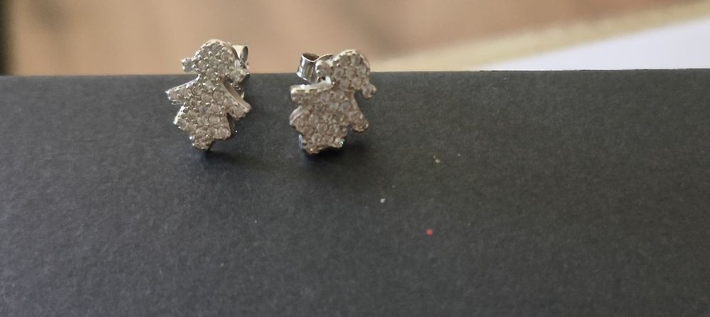 Brincos menina em zircónias