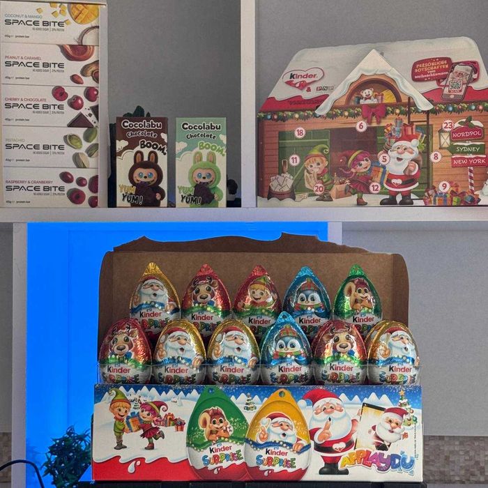 Шоколадне Яйце Kinder Surprise Christmas На Ялинку Шоколад асортимент