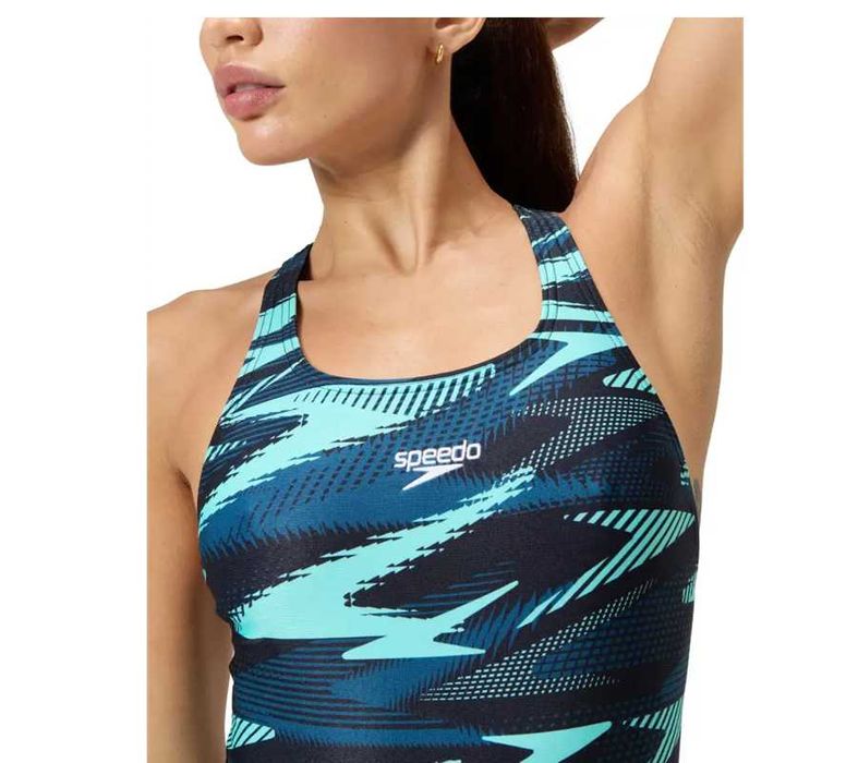 Speedo strój kąpielowy jednoczęściowy wielokolorowy S Rozmiar 36