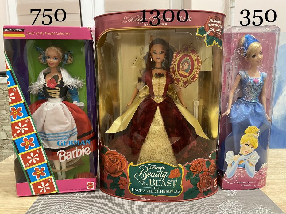 Barbie нові ляльки барбі принцеси вінтаж дісней Бель красуня