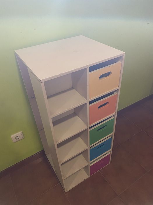 Móvel de Arrumação Infantil Colorido