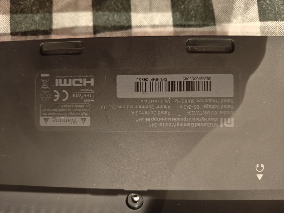 Podzespoły części do monitora Xiaomi 34 XMMNTWQ34