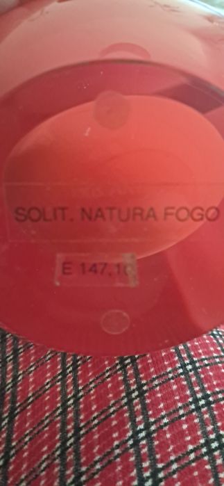 Jarra Solitario vermelha 50cm Alt
