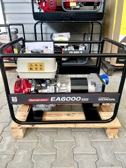 Agregat prądotwórczy Honda EA6000 AVR Nowy FV Gwarancja Honda FH 7001R