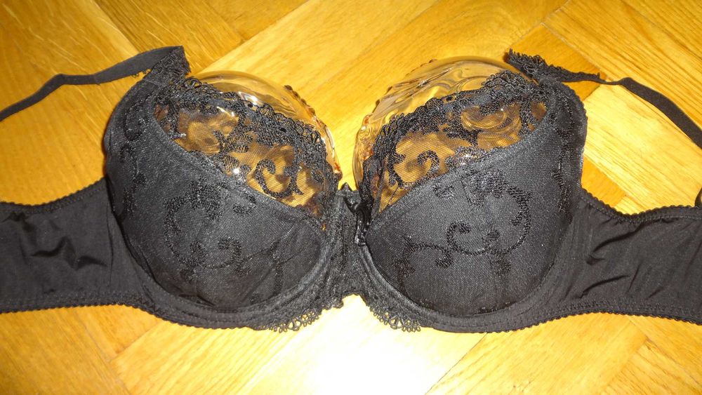 Biustonosz Ewa Bien Sybila 75D nowy, koronka, haft