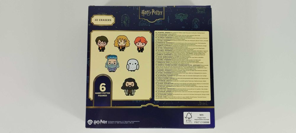 Harry Potter 6 Collectible Figures - 3D Erasers