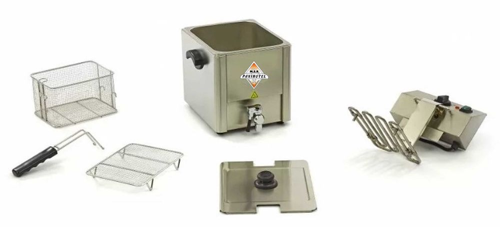 Fritadeira elétrica nova modelo especial com zona fria monofásica