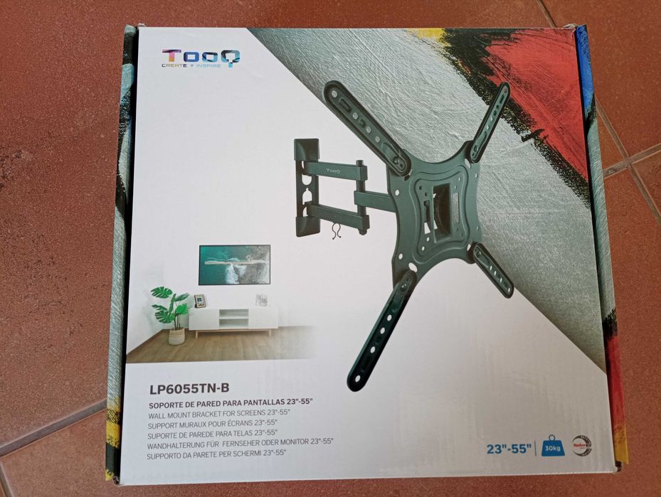 Suporte de Parede para TV 23 "- 55" Preto - TooQ