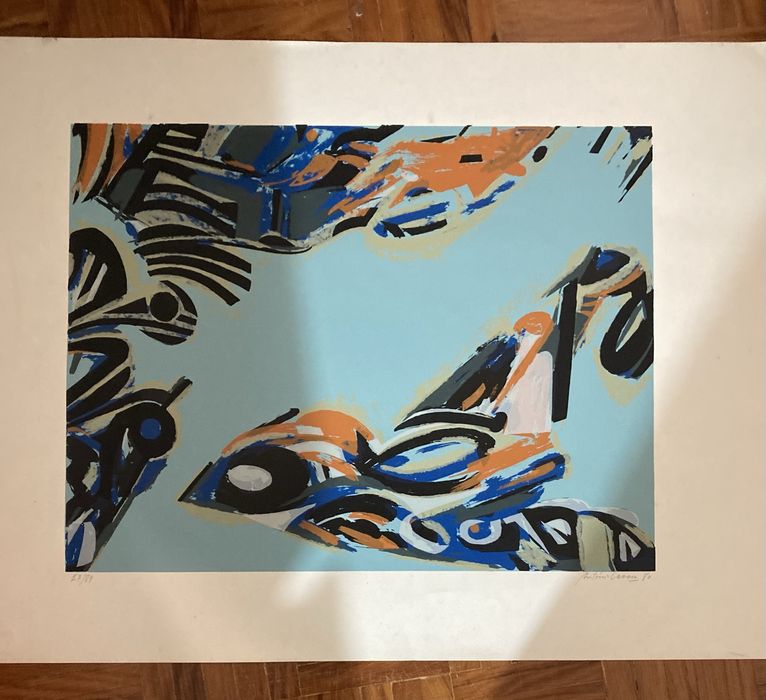 Três serigrafias artisticas