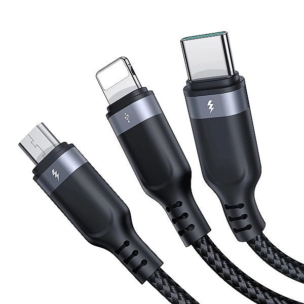 Kabel 3-w-1 Joyroom Multi-Use Series S-1t3018a18 Lightning Usb-c micro