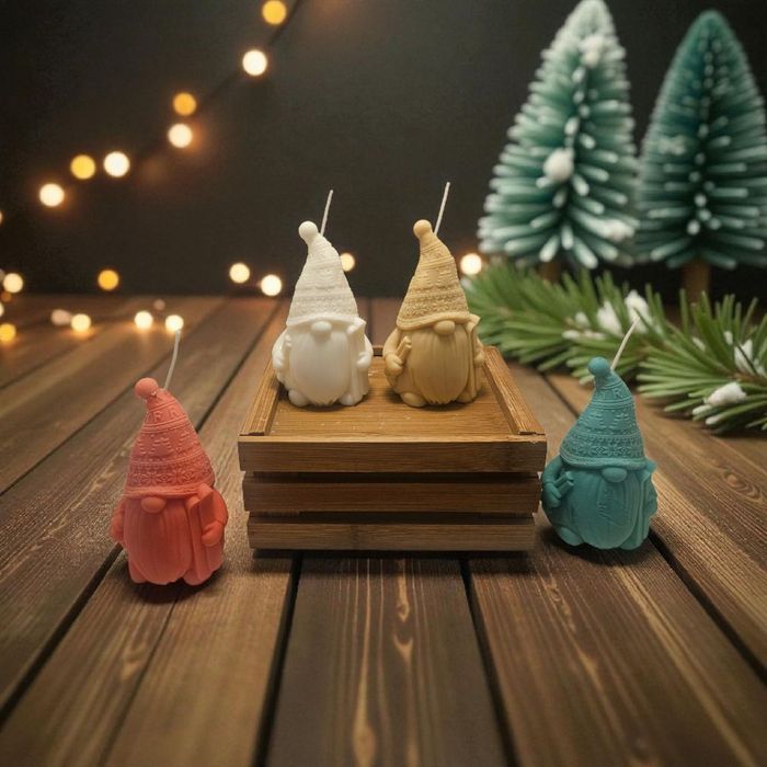 Świeczki sojowe świąteczne