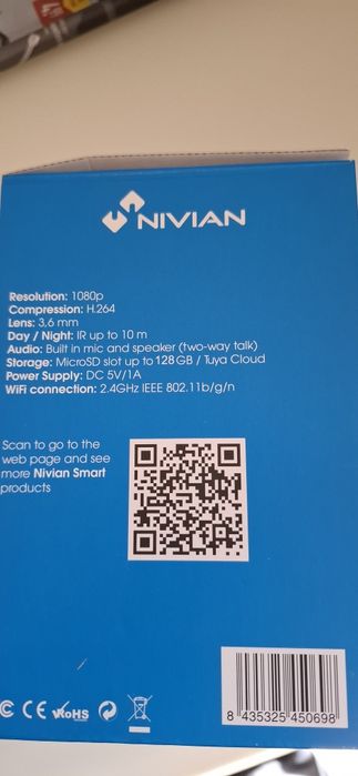 Smart câmara nivian