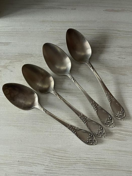 Набор! Рюмки, чашки, ложки, мельхиор