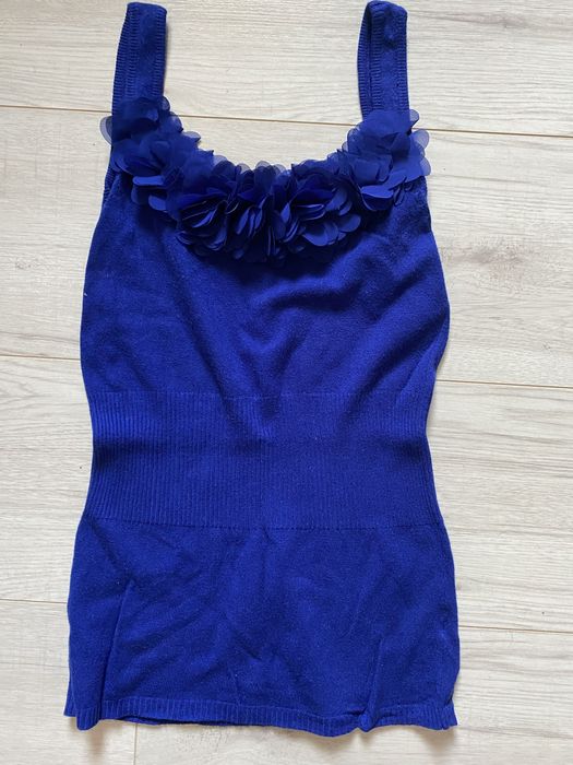 Sweterek bluzka na ramiaczkach