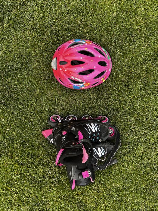 rolki i kask markowe