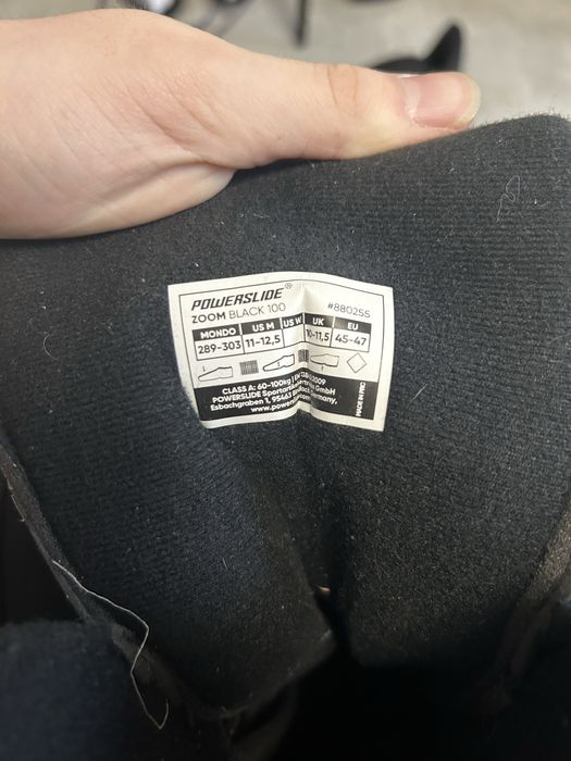 Rolki powerslide zoom black 100