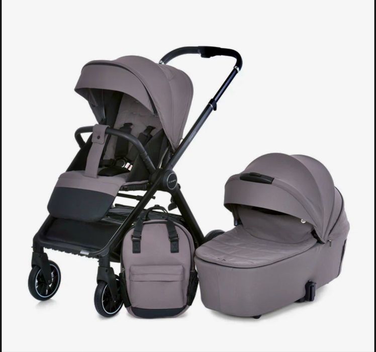 Коляска дитяча універсальна 2в1 El Camino ME 1126 GENESIS Taupe Gray