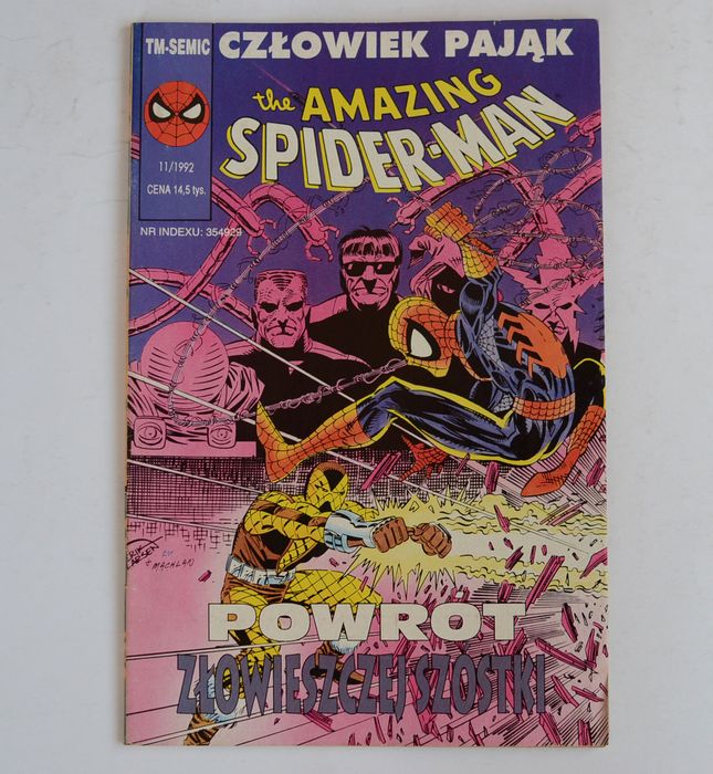Spider-man 11/1992 tm semic