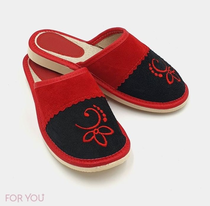 Pantofle laczki skóra naturalna zamszowe skórzane 37,38 39.40 41