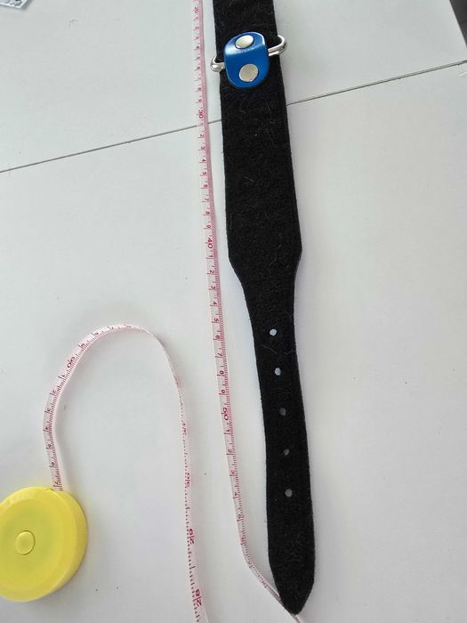 Obroża psa  skóra naturalna Swarovski cyrkonie