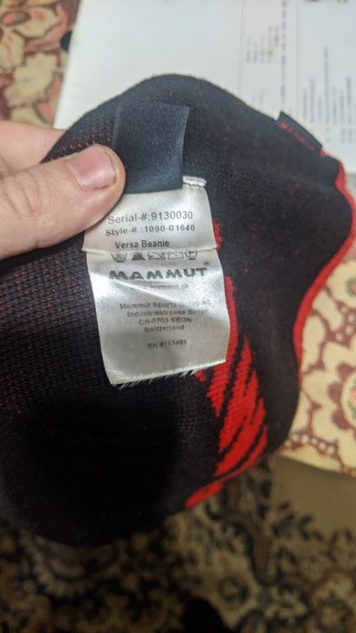 Mammut шапка двусторонняя