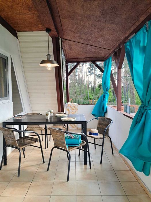 Domek nad jeziorem Ośrodek Basen Jacuzzi Ostoja Lipiny Wakacje Las