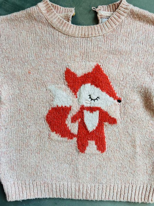 Sweter zimowy r.92 Reserved Lisek