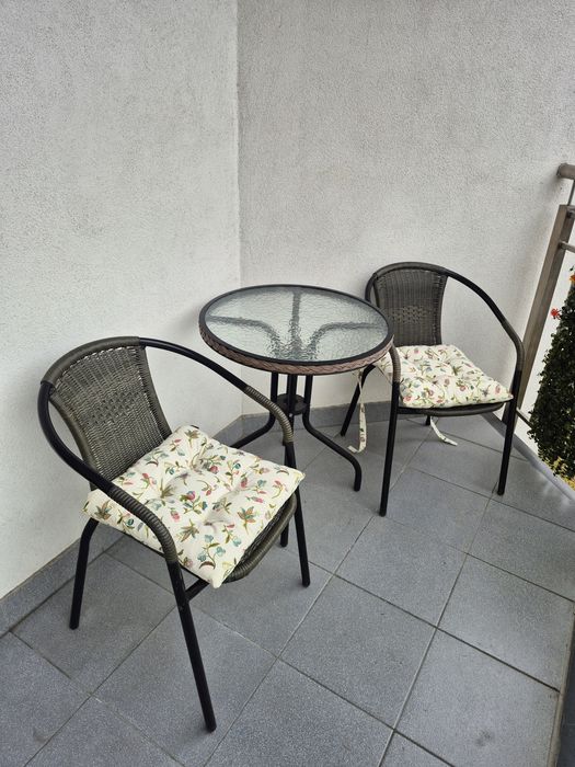 Zestaw mebli na balkon +gratis poduszki