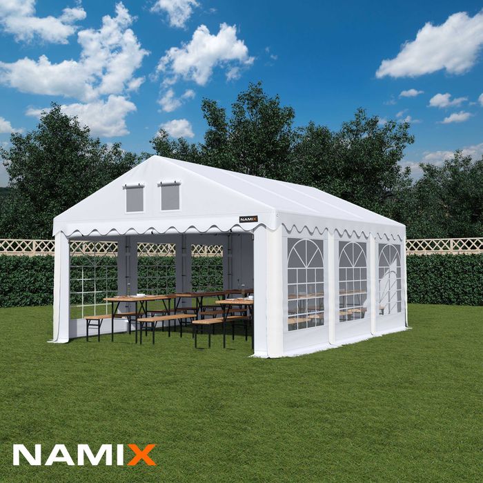 Namiot Namix Comfort 3x6 m | NOWY dach PVC 560 g/m² | Stal ocynk 50% ceny fabrycznej