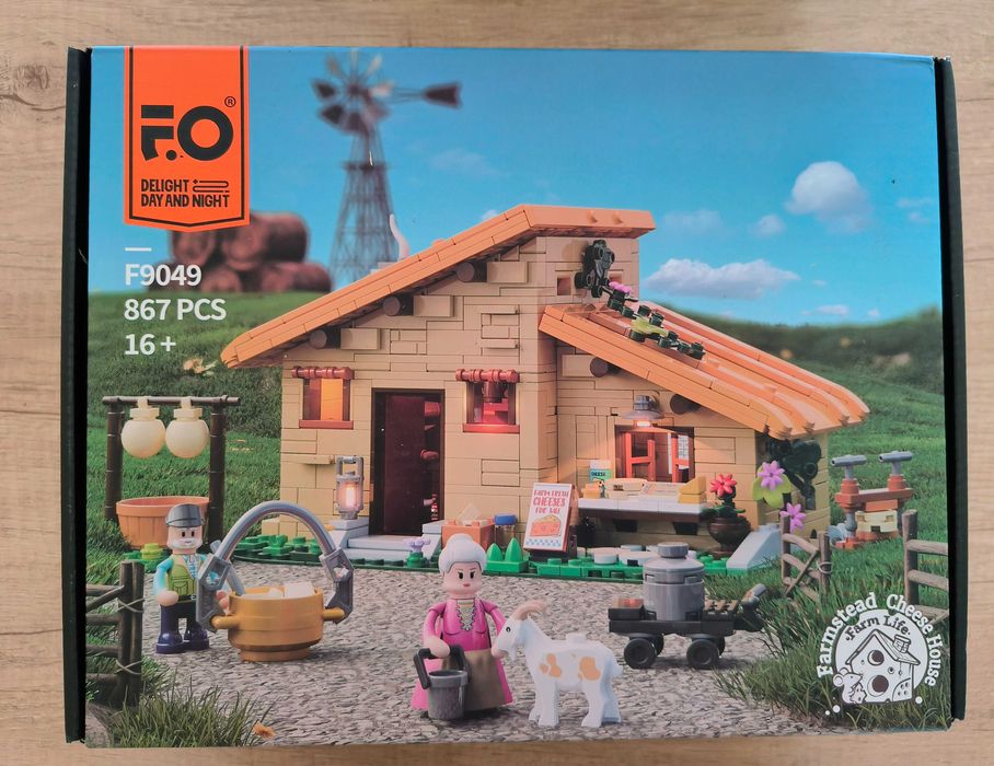 Klocki Funwhole Lumibricks Farmstead Cheese House 867 el.  Z podświetleniem