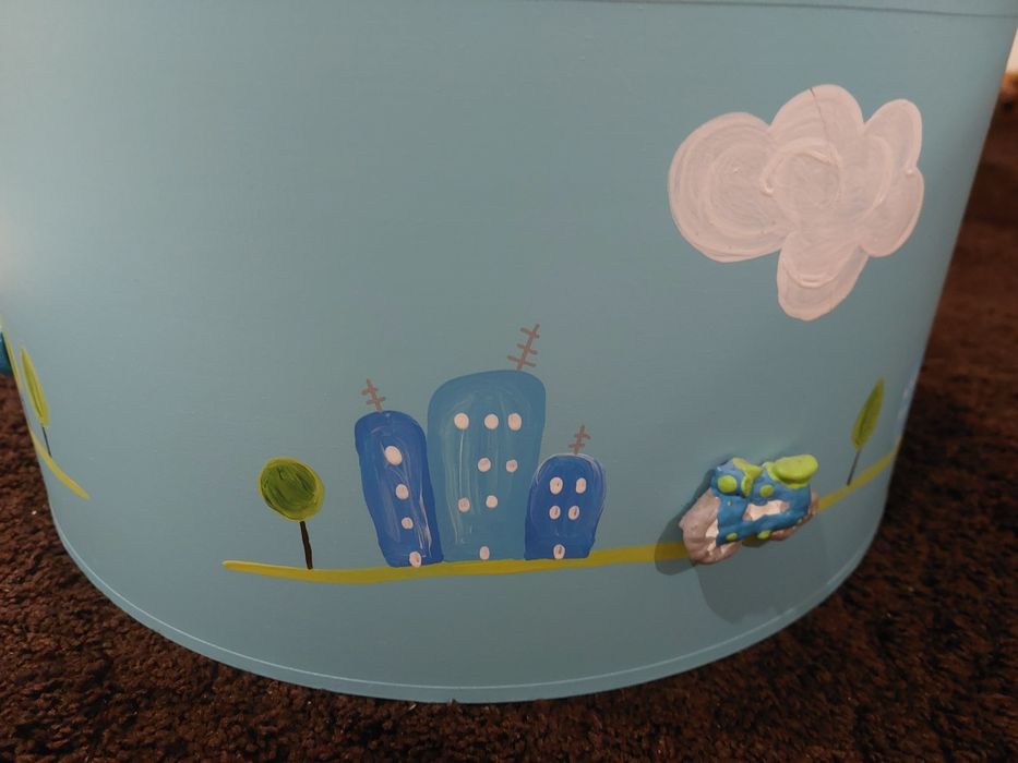 Candeeiro de tecto quarto criança Cristiana Resina